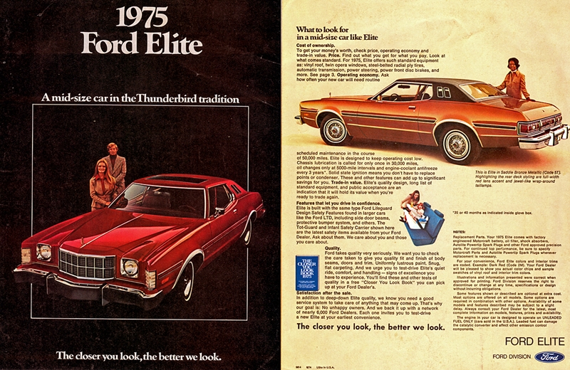 The pattern held for 1975 and 1976 when the Gran Torino badges were 