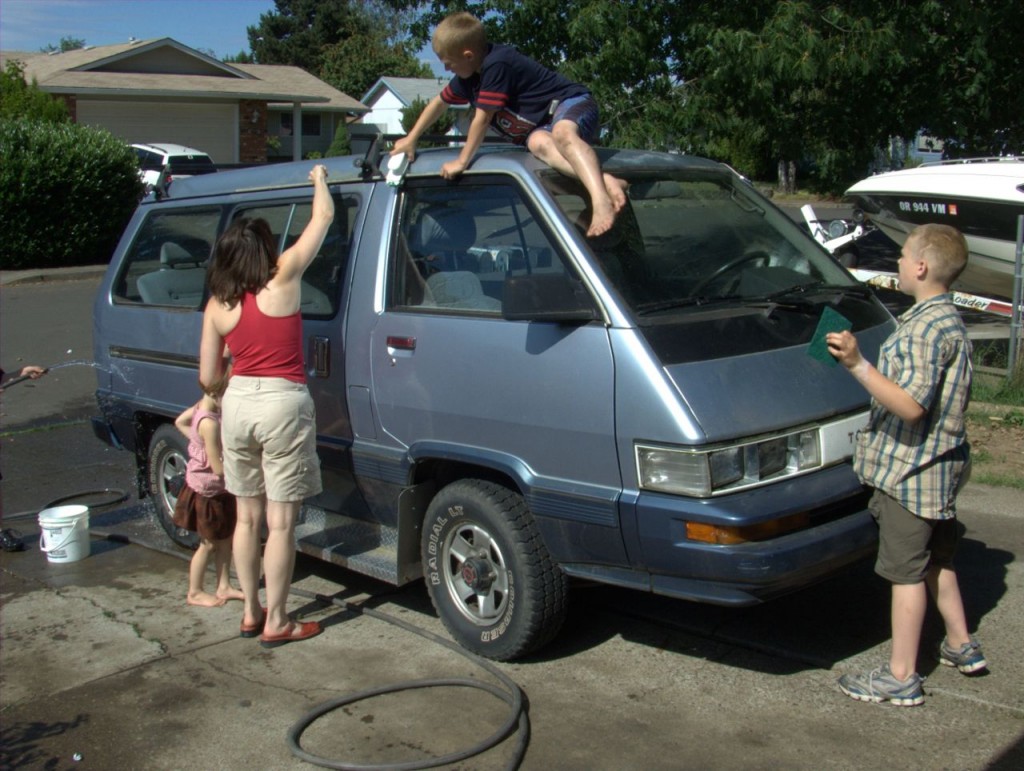 1989 toyota van wagon used parts #5