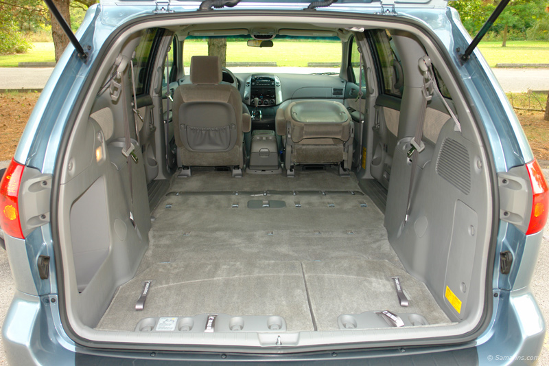 2004 toyota sienna cargo space dimensions #3