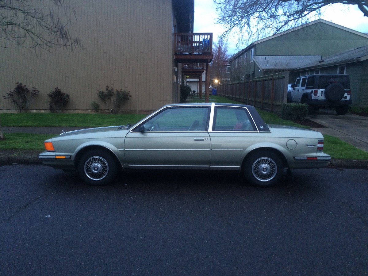 Curbside Classic 1986 Buick Century Limited TwoDoor Sedan Even If