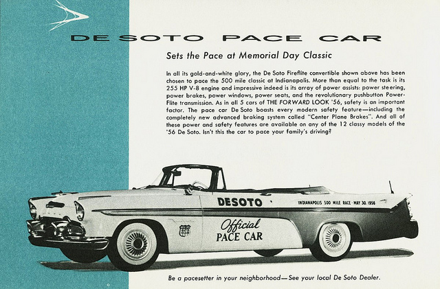 Automotive History: Indianapolis 500 Pace Cars ... - Curbside Classic ...