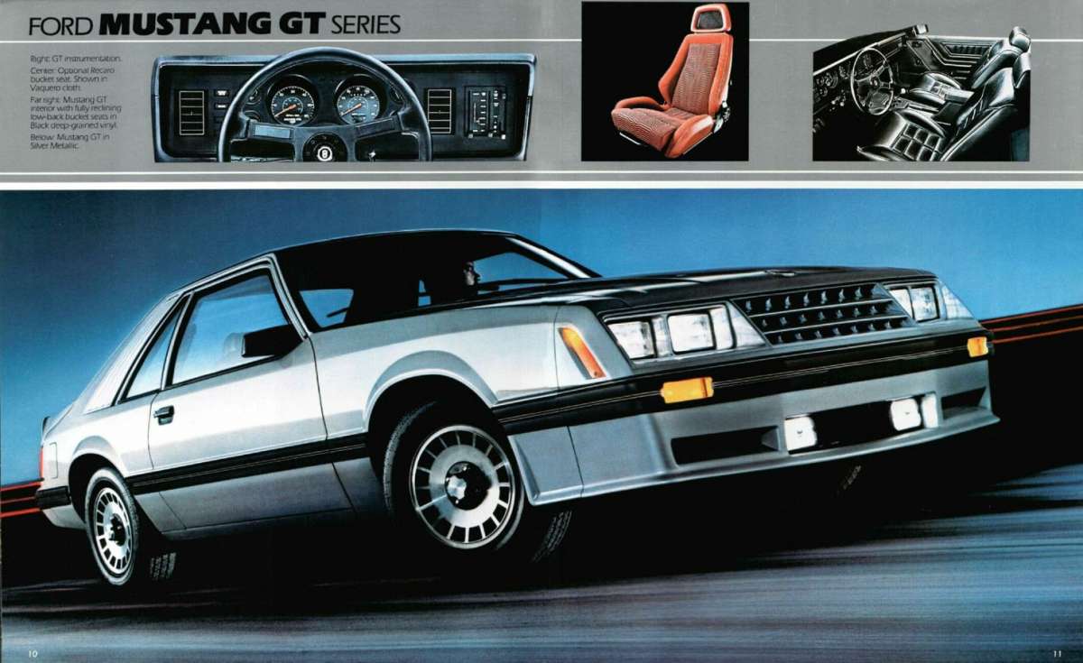 1982 Ford mustang black #5