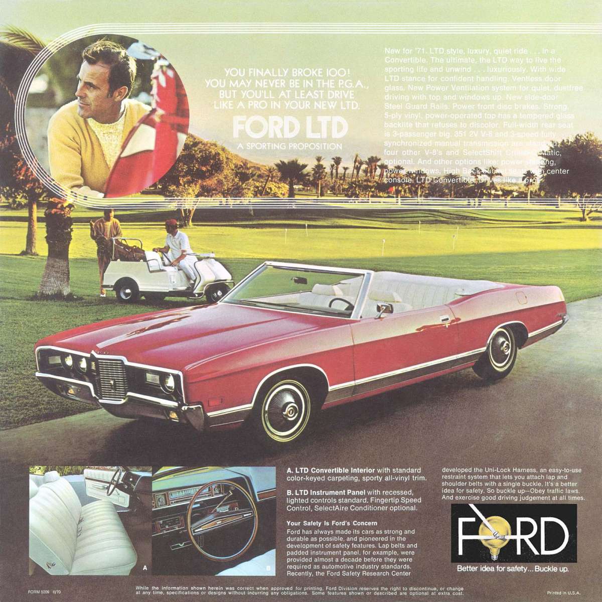1971 Ford ltd hood letters #3