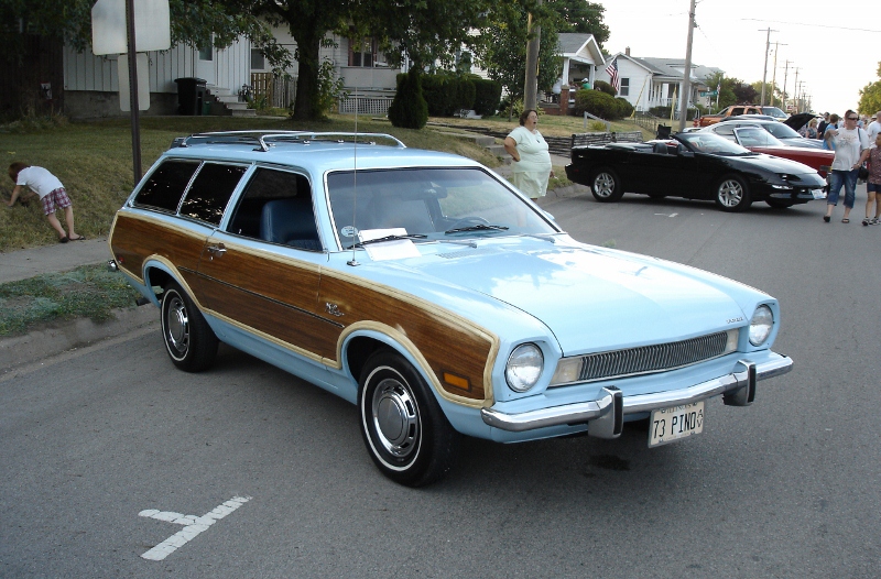 Blue ford pinto station wagon #7
