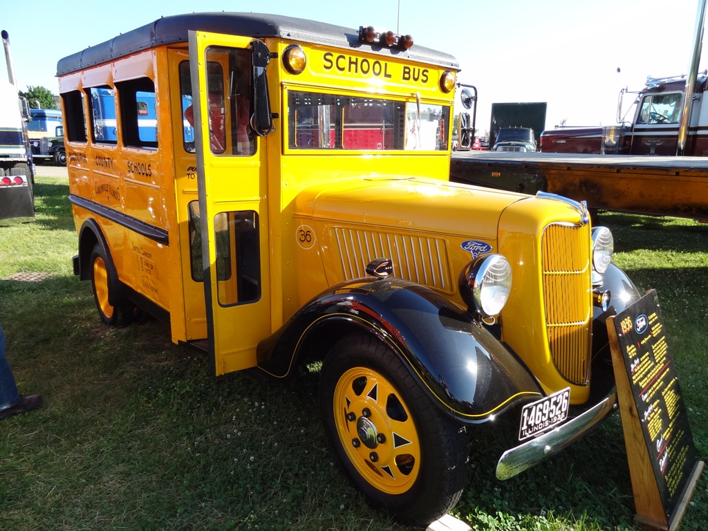 Antique ford school bus #6