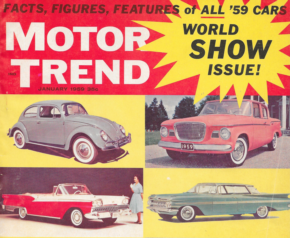 Vintage Article Motor Trend S 1959 World Cars Issue New Features Overview And Plenty Of Ads Curbside Classic