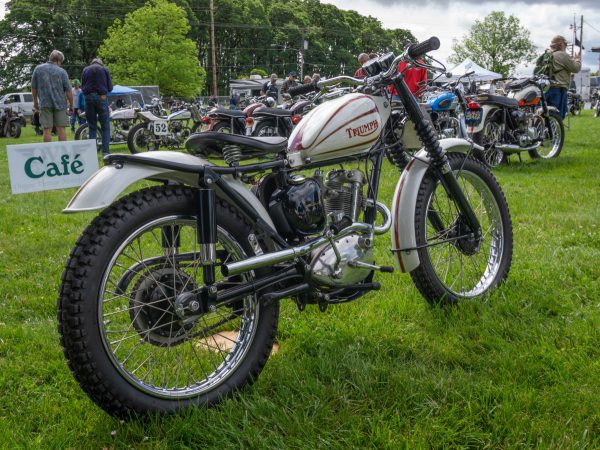 This 1953 T100C has been beautifully restored. This has to be one of ...