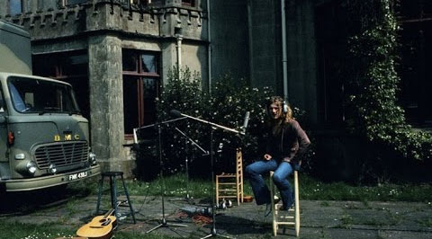 Purportedly Robert Plant Outside Stargroves With The Rolling Stones Mobile