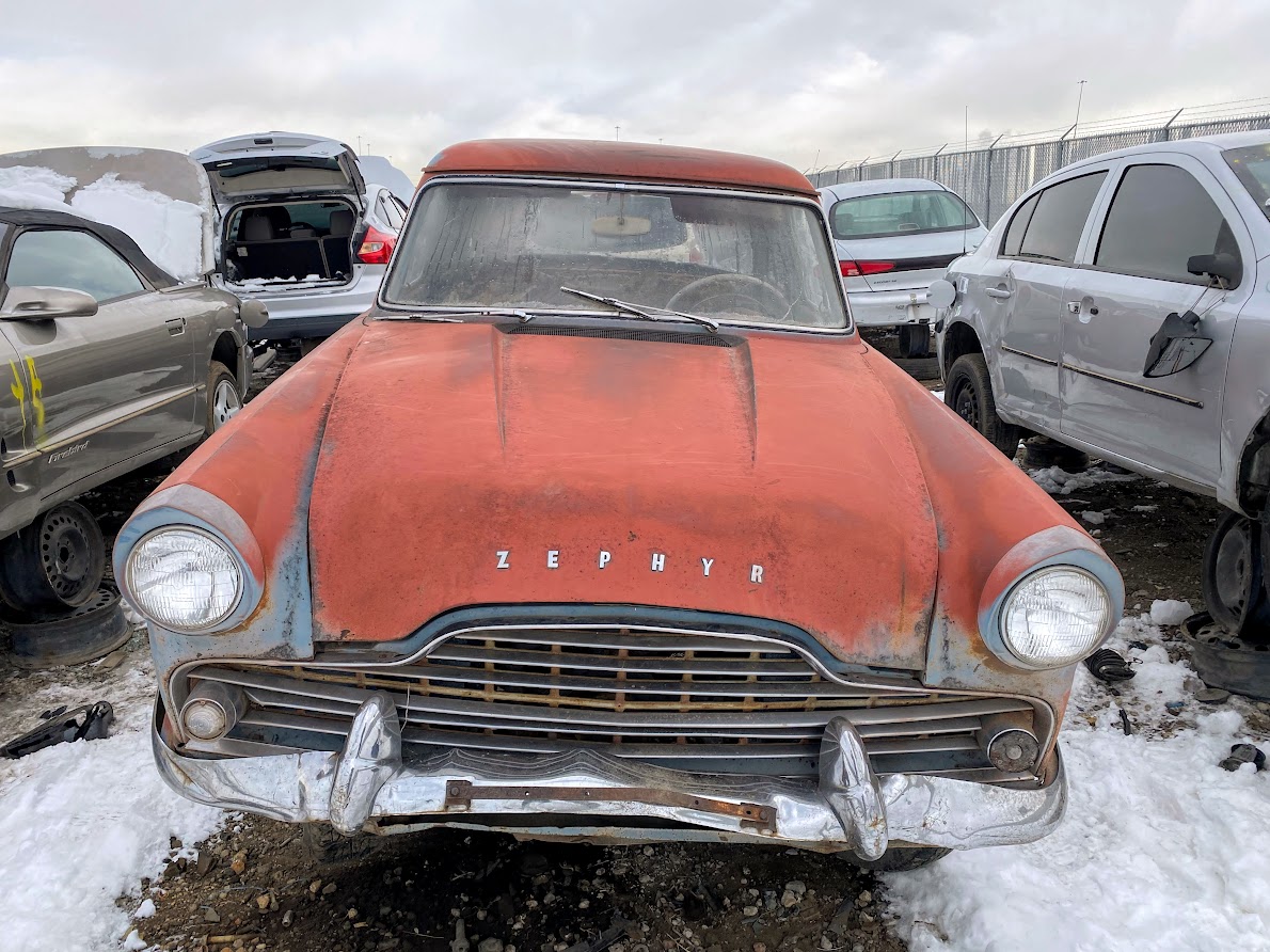 Junkyard Classic: 1955 (English) Ford Zephyr - Curbside Classic